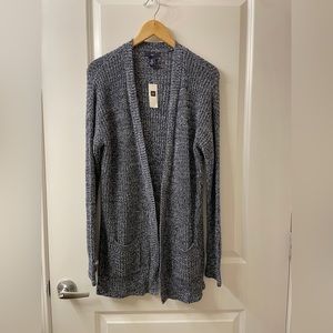 NWT Gap Sweater.  Navy Blue and White, 100% Cotton